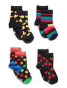 4-Pack Kids Classic Socks Gift Set Happy Socks Patterned