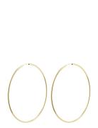 April Recycled Mega Hoop Earrings Pilgrim Gold