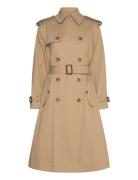 Double-Breasted Twill Trench Coat Polo Ralph Lauren Beige