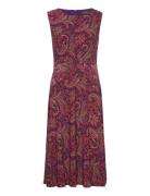 Paisley Twist-Front Jersey Dress Lauren Ralph Lauren Red