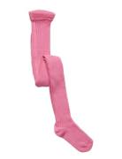 Tights - Rib Melton Pink