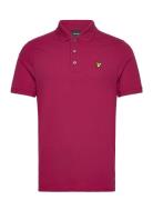 Plain Polo Shirt Lyle & Scott Burgundy