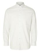 Slhslimethan-Aop Shirt Ls B Selected Homme White