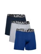 Ua Charged Cotton 6In 3 Pack Under Armour Patterned