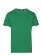Essential Cotton Tee Ss Tommy Hilfiger Green