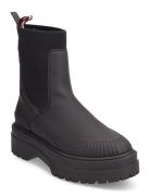 Feminine Rubberized Thermo Boot Tommy Hilfiger Black