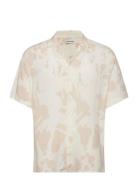 Jjjeff Abstract Print Resort Shirt Ss Jack & J S White