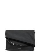 Ck Fold Shoulder Bag_Nubuck Calvin Klein Black