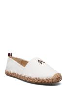 Th Leather Flat Espadrille Tommy Hilfiger White