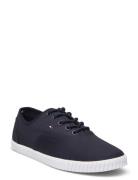 Canvas Lace Up Sneaker Tommy Hilfiger Navy