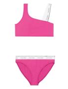 Bralette Bikini Set Calvin Klein Pink