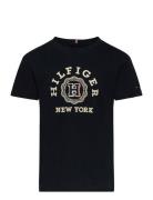 Monotype Arch Tee S/S Tommy Hilfiger Black