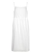 Linen Midi Slip Dress Tommy Hilfiger White