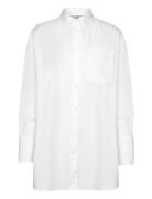 Ess Poplin Loose Fit Shirt Tommy Hilfiger White