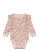 Body Aop Frill Lindex Pink