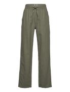 Trousers Linen Blend Lindex Green