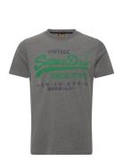 Vl Premium Goods Graphic Tee Superdry Grey