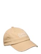 Cc Logo Cap W. Distress Cannari Concept Beige