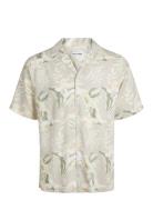 Jjjeff Floral Aop Resort Shirt Ss Jack & J S Beige