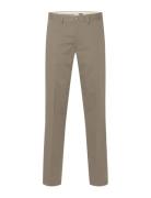 Slhstraight-William Twil 196 Pant W Noos Selected Homme Beige