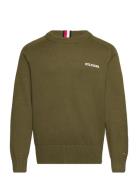 Monotype Chunky Cotton C Nk Tommy Hilfiger Khaki