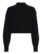 Short Lambswool Sweater Calvin Klein Jeans Black