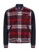 Tartan Varsity Bomber Tommy Hilfiger Burgundy