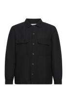 Slhmads-Linen Overshirt Ls Noos Selected Homme Black