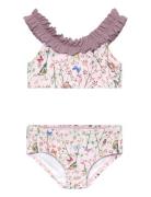 Swim Bikini Uv Aop Mikk-line Patterned