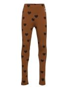 Basic Hearts Leggings Tencel™ Mini Rodini Brown