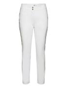 Glam Ankle Pants Daily Sports White