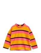 Stripe Velour Sweater Mini Rodini Yellow