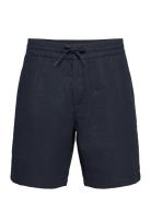 Barcelona Cotton / Linen Shorts Clean Cut Copenhagen Blue