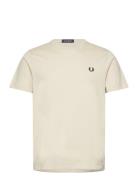 Crew Neck T-Shirt Fred Perry Cream