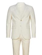 Jprriviera Linen Suit Slim Fit Jack & J S Cream