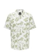 Onsdash Life Reg Visc Aop Ss Shirt Noos ONLY & SONS Green