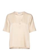 Yoli V-Neck Blouse Ahlvar Gallery Cream