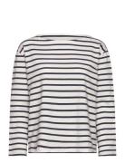 Blessed Sweatshirt Stripe Moshi Moshi Mind White