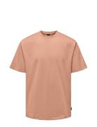 Onsfred Rlx Ss Tee ONLY & SONS Cream