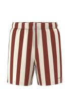 Slhdane Aop Swimshorts Selected Homme Brown
