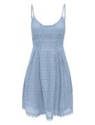 Onlhelena Lace S/L Short Dress Noos Wvn ONLY Blue