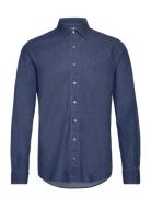 Real Indigo Slim Shirt Michael Kors Blue