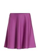 Viellette Hw Short Skirt Vila Purple