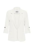 Onlcaro 3/4 Unlined Blazer Cc Tlr ONLY White