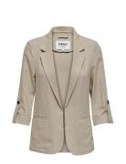 Onlcaro 3/4 Unlined Blazer Cc Tlr ONLY Beige