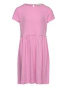 Solid Rib Dress Tom Tailor Pink
