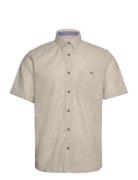 Cotton Linen Shirt Tom Tailor Beige