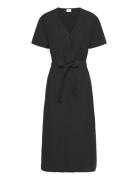 Viprisilla S/S V-Neck Midi Dress Vila Black