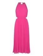 Pleated Cutout Drs Michael Kors Pink