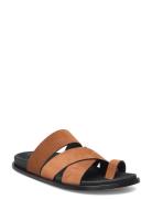 Harllow Suede Brown Leather Sandals ALOHAS Brown